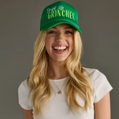 *&#39;Drink Up Grinches&#39; Trucker Hat
