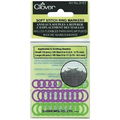CLOVER SOFT STCH RING MARKERS