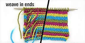 KG TECHNIQUES - WEAVING IN ENDS MAY 13, 2023