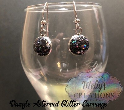 Dangle Glitter Earrings 10mm