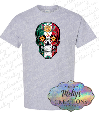 Mexican Flag Calavera