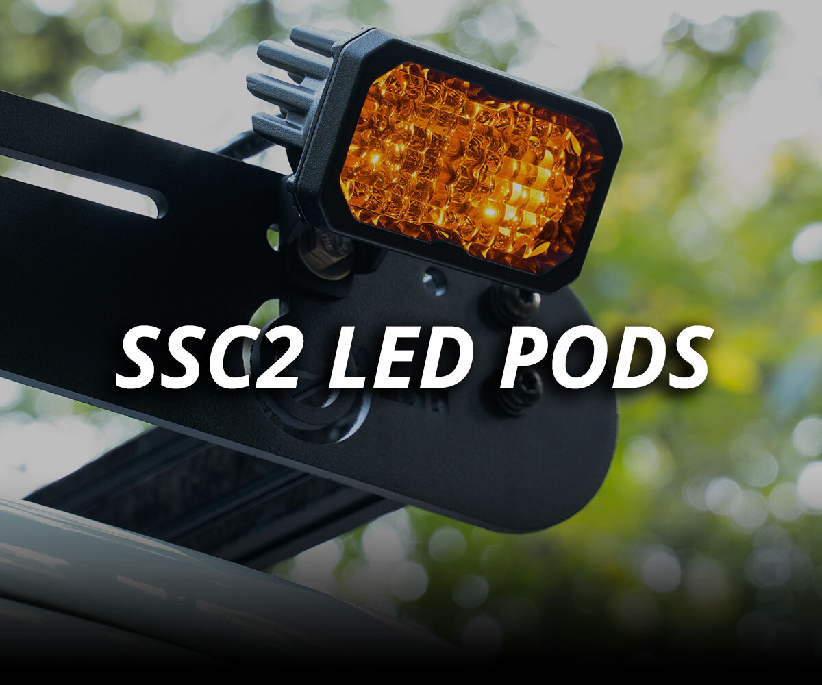 SSC2 Diode Dynamics Stage Series 2&quot; SAE/DOT White Sport Standard LED Pod (pair) Light