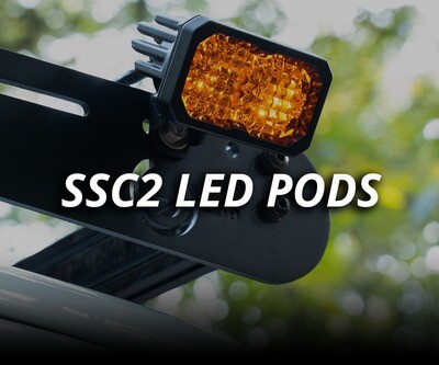 SSC2 Diode Dynamics Stage Series 2" SAE/DOT White Sport Standard LED Pod (pair) Light