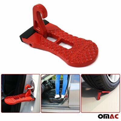 Latch Hook Step Foot Pedal Ladder for Honda Folding Car Door - Jet Lava Red or Black