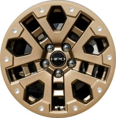 HPD 18 inch Wheel BRONZE or BLACK MACHINED BEADLOCK TYPE
