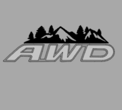 AWD MOUNTAIN STICKER - Ridgeline Passport Pilot