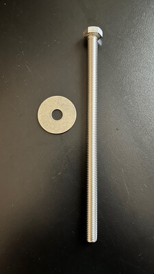 FULL SIZE SPARE MOUNT ASSEMBLY STAINLESS STEEL with OEM Hubcentric Center Mount