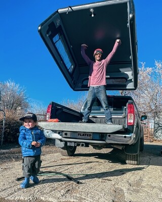 FLATED Air-Topper Inflatable Truck Topper, Mid-Size Short Bed