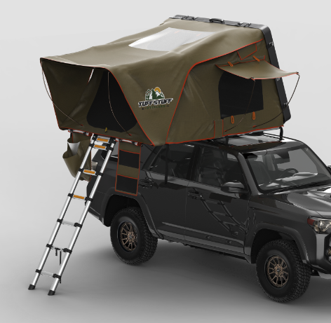 ALPHA™ HARD TOP SIDE OPEN TENT, GRAY, 4 PERSON BY TUFF STUFF OVERLAND
