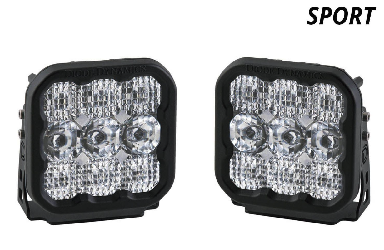 SSC5 Diode Dynamics Stage Series 5" White or YellowSport LED Pod (pair)