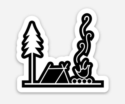 CampFire Sticker - CampingRandy’s Tattoo