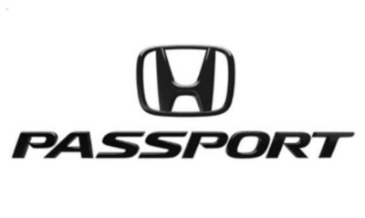 BLACK Honda Passport Exterior Emblem Kit, Rear H-Mark & Passport - Honda