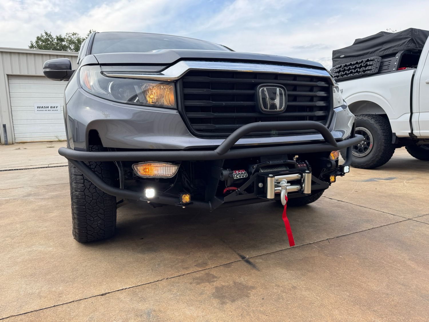 Pre-Runner Winch Bumper for 2016 to 2025 Honda Ridgeline Passport - 2016 to 2022 Pilot (Does Not Fit 23+ Pilot)