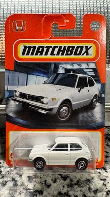 LIMITED: Matchbox 1976 Honda CVCC 49/100 White