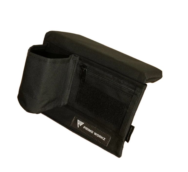 PRIMO-WORKZ Black Green Canvas Rip stop Armrest with PRIMO-WORKZ Black Green Canvas Rip stop Armrest with
