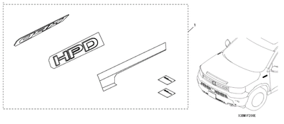 HPD Fender Emblems 2026 Honda Passport