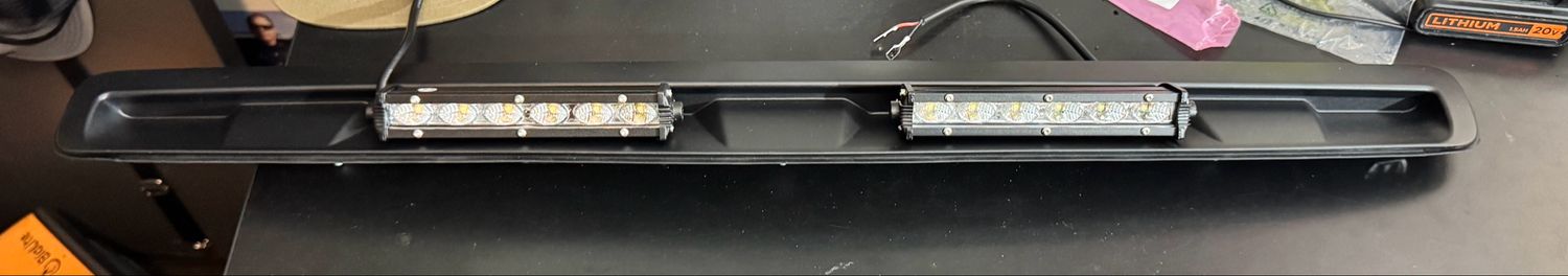 Build Your Own Orange Running Light-bar Hood Scoop Insert 2026 Honda Passport