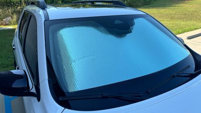 Weathertech Sunshade TS1257 For Honda Passport & Pilot – Front Windshield, Silver/Black