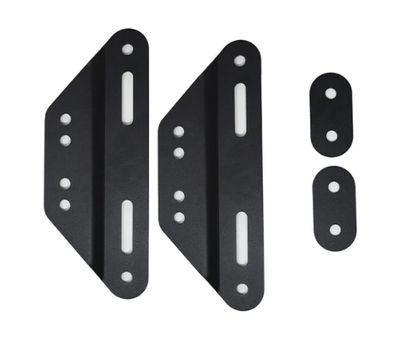 TRUKD RECOVERY BOARD MOUNTS FOR BED RACK ACCESSORY PANELS - CALI RAISED FOR HONDA RIDGELINE (2016-CURRENT) Works With OEM Bed Cover