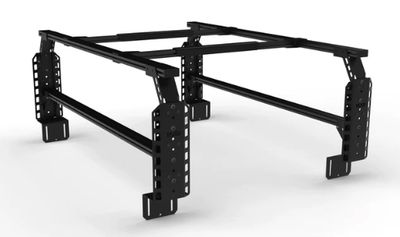 TRUKD DOUBLE DECKER V2 BED RACK CONFIGURATION FOR HONDA RIDGELINE (2016-CURRENT) Works With OEM Bed Cover