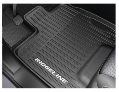 Honda OEM Ridgeline Floor Mats, All-Season, High Wall - Fits 2016 to 2025