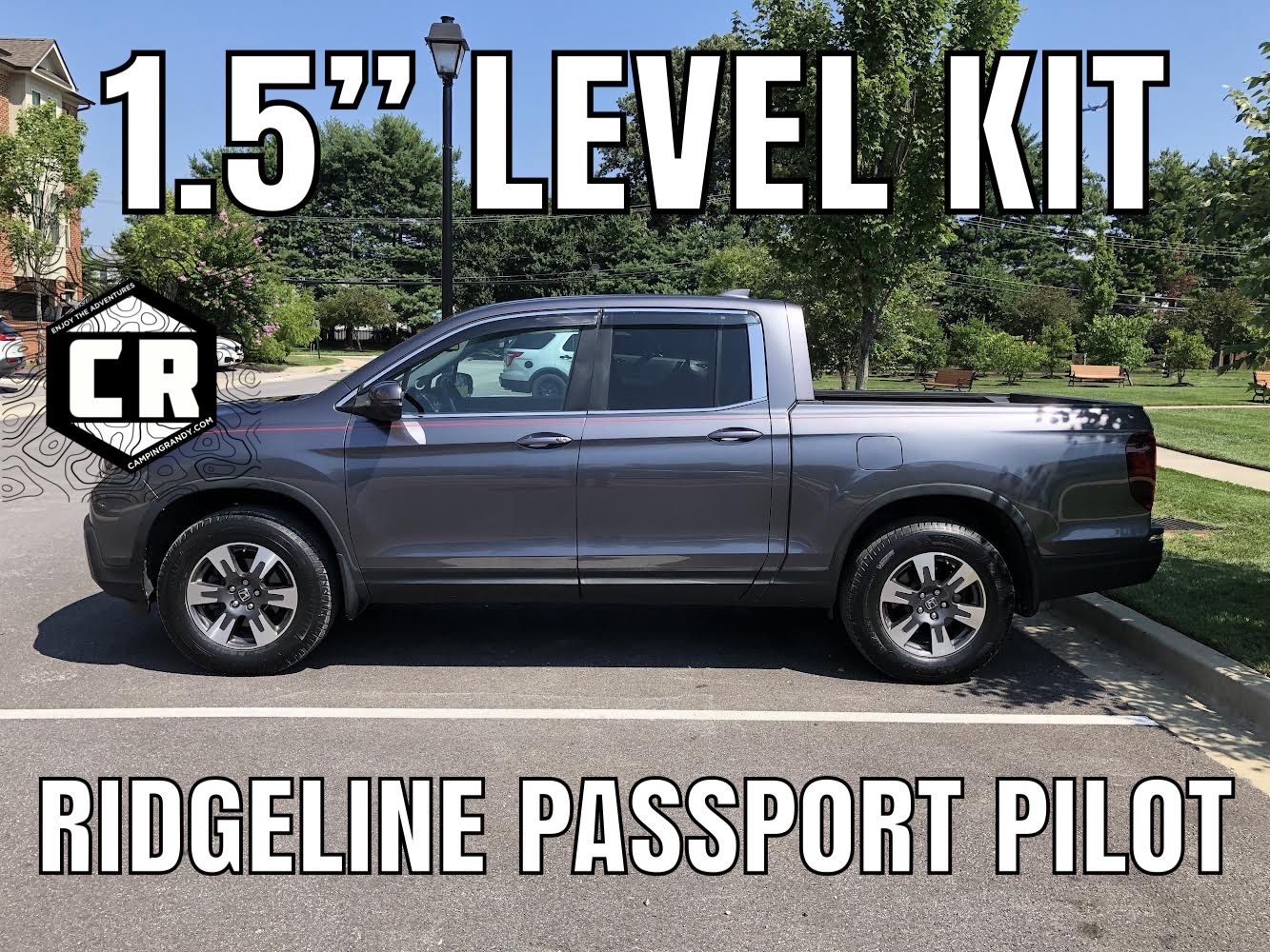 1.5 Inch Leveling Lift Kit • Honda Ridgeline 2016 - 2026 • Passport 2019 - 2025 • Pilot 2016 - 2022 (front only) by HRG OFFROAD