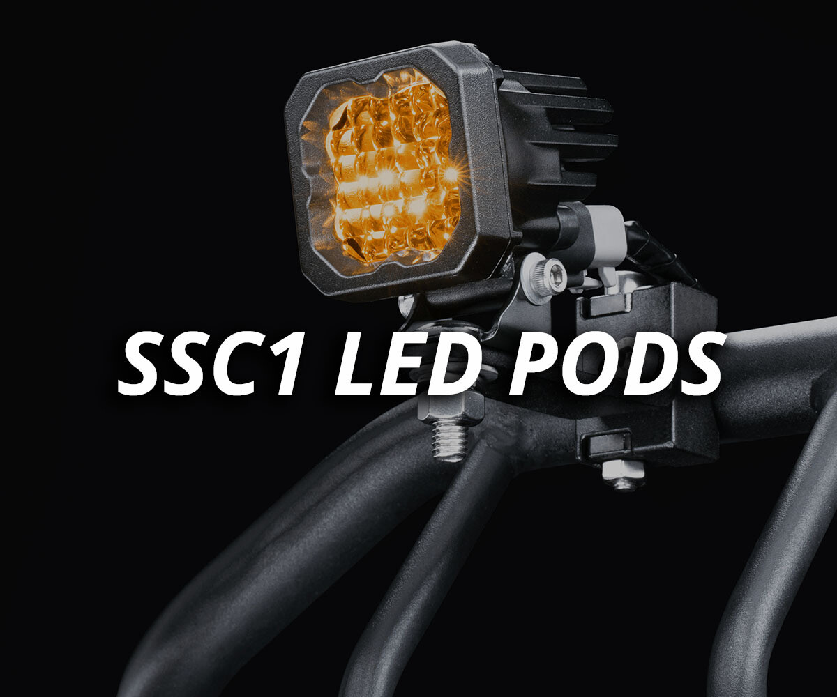 SSC1 White Sport LED Pod (pair)