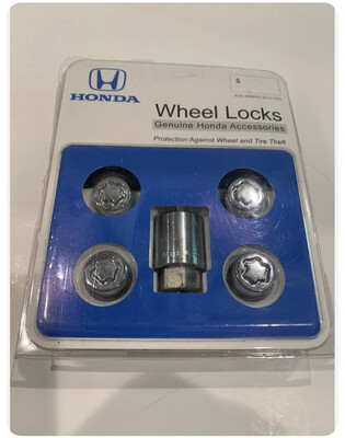 HONDA OEM CHROME WHEEL LOCKS