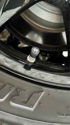 HONDA OEM BLACK H VALVE CAP SET