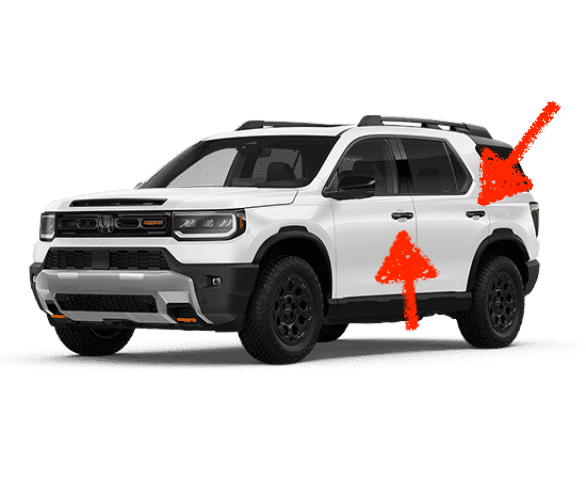 Door Handle Protection Film 2026 Honda Passport