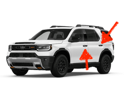 Door Handle Protection Film 2026 Honda Passport