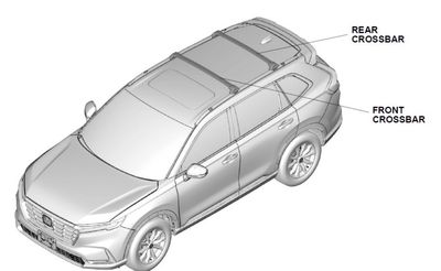 Honda OEM C-RV CROSSRAILS 2023 -2026 Cross Rails CRV