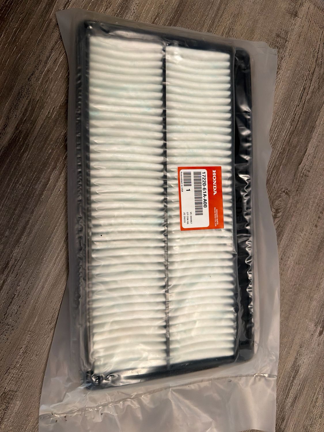 Engine Air Filter - Honda OEM 2026 Passport 2023+ Pilot