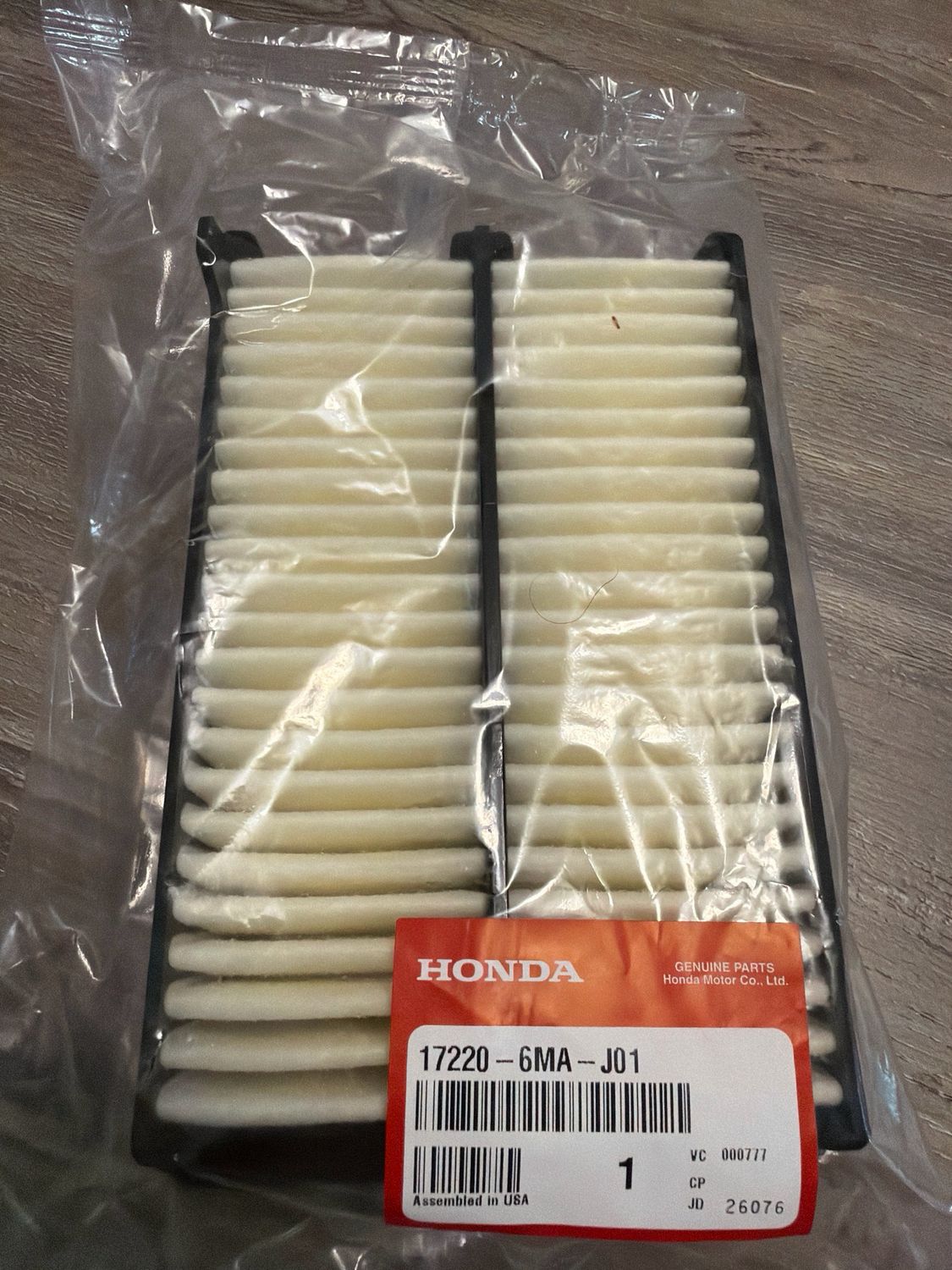 CR-V Engine Air-filter Honda OEM 2023+ CR-V