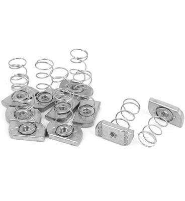 M8 x 6mm Unistrut Type Zinc Plated Long Spring Channel Nuts