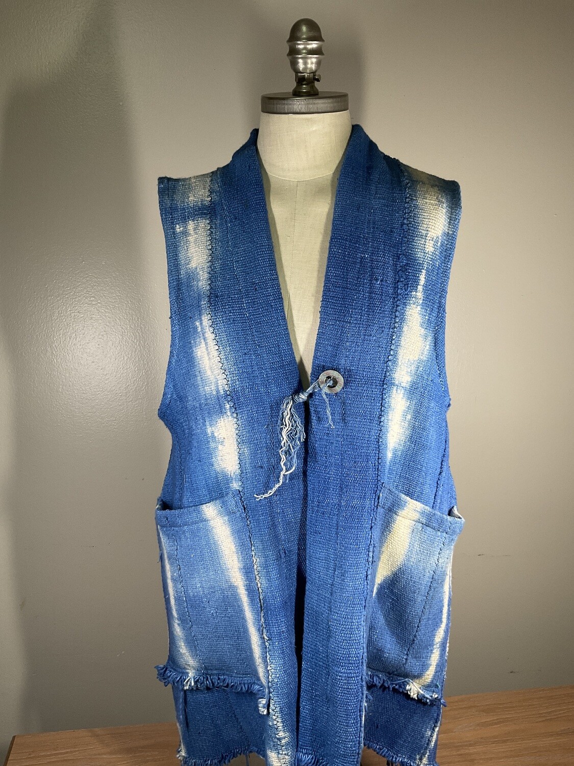 African Indigo Mudd Vest