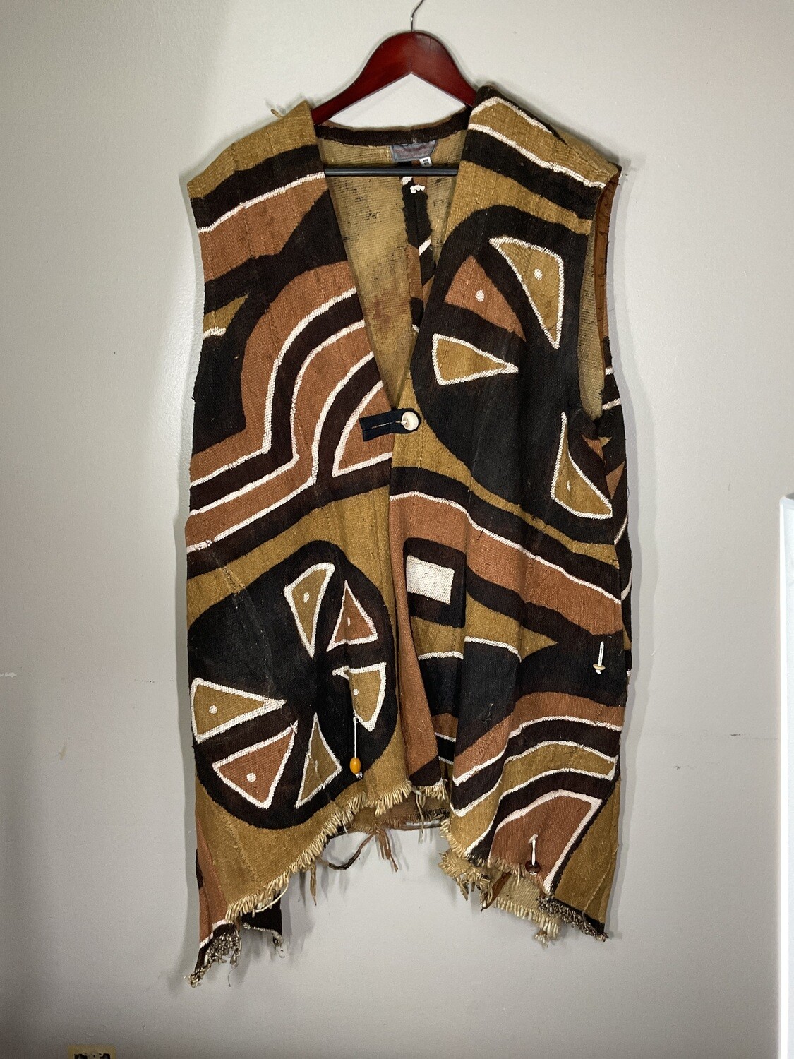 African Mudd oversized Vest