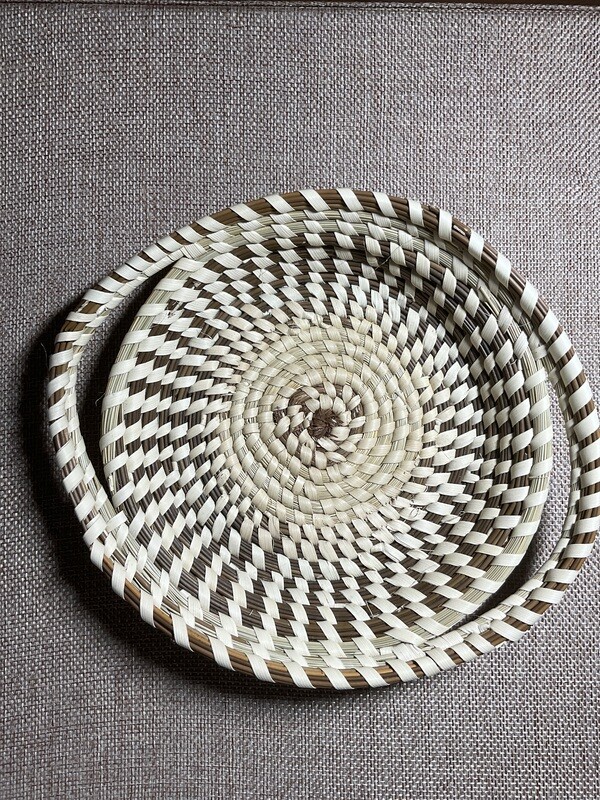 Small Trinket Sweetgrass Basket.