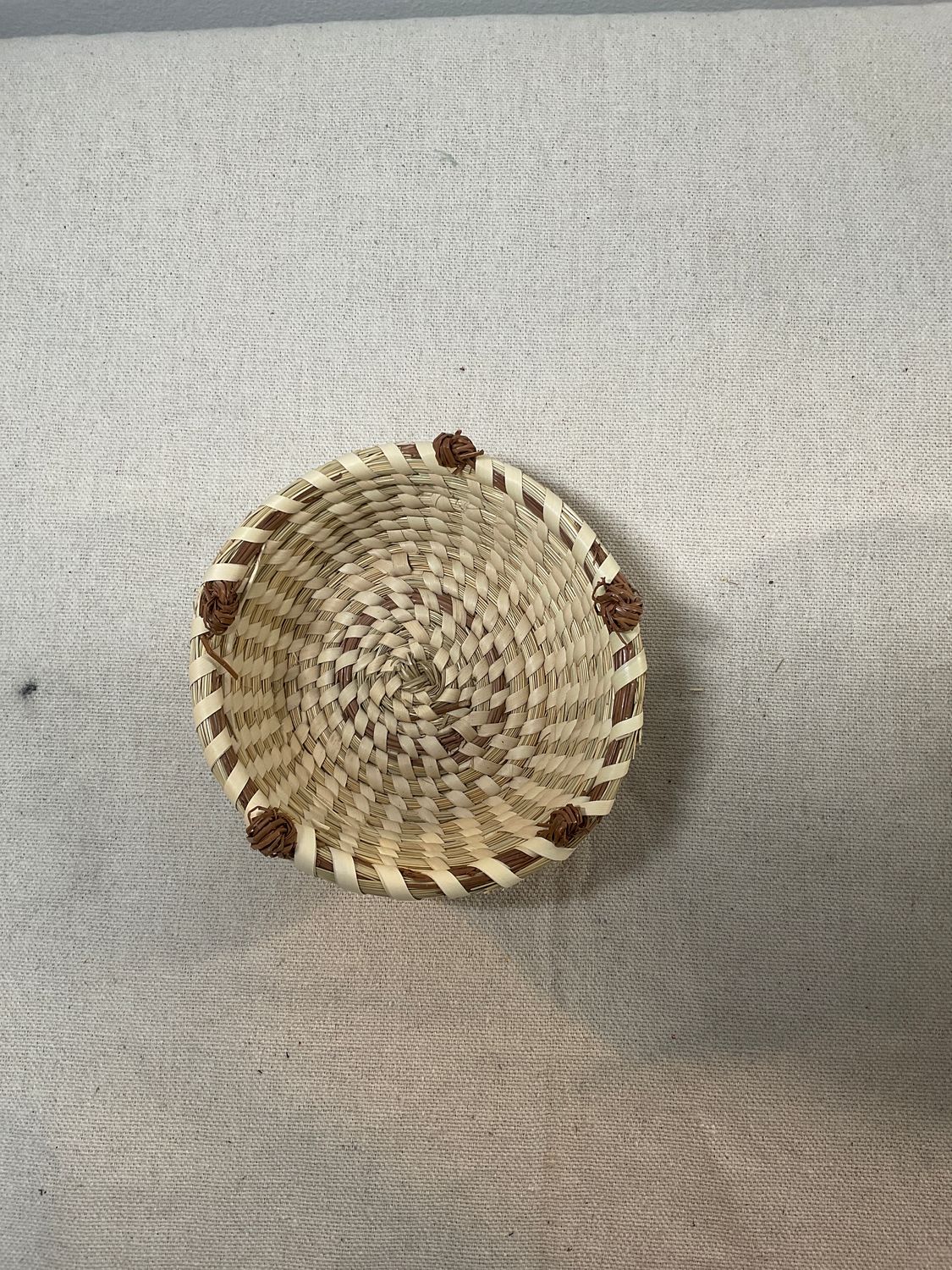 Sweetgrass Gullah love knots small multipurpose bowl