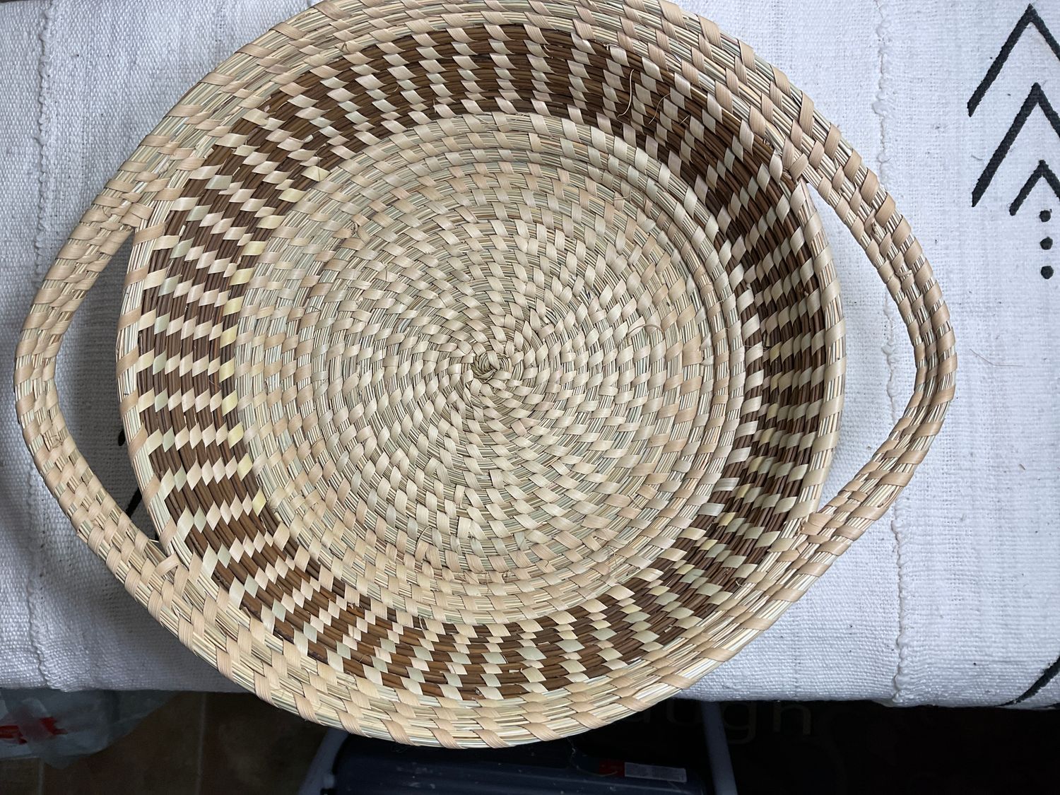 Sweetgrass  Gullah Bread/Fruit Basket with Handles