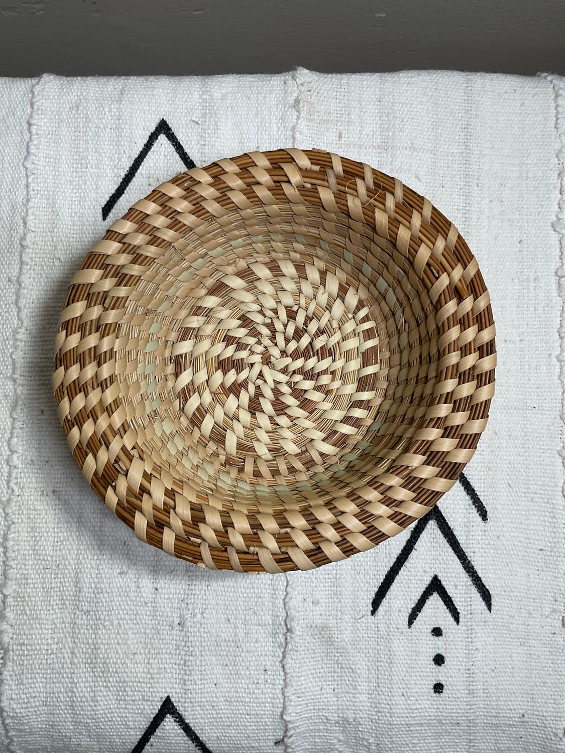 Sweetgrass Deep Trinket basket