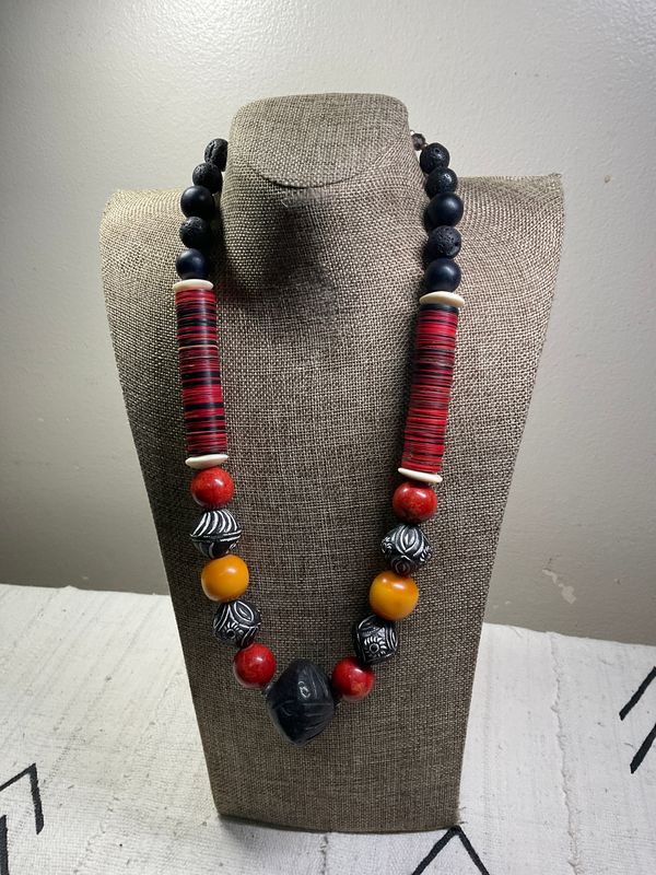 AFRICAN Tribal Necklace
