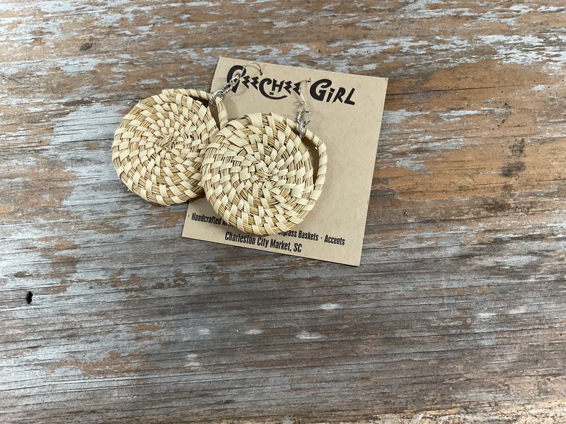 Large Sweet grass Hoops