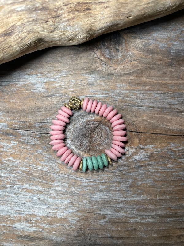 African Ashanti Glass Bracelet