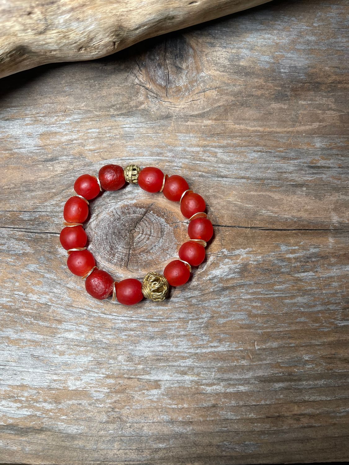 Ghana Sea Glass Bracelet