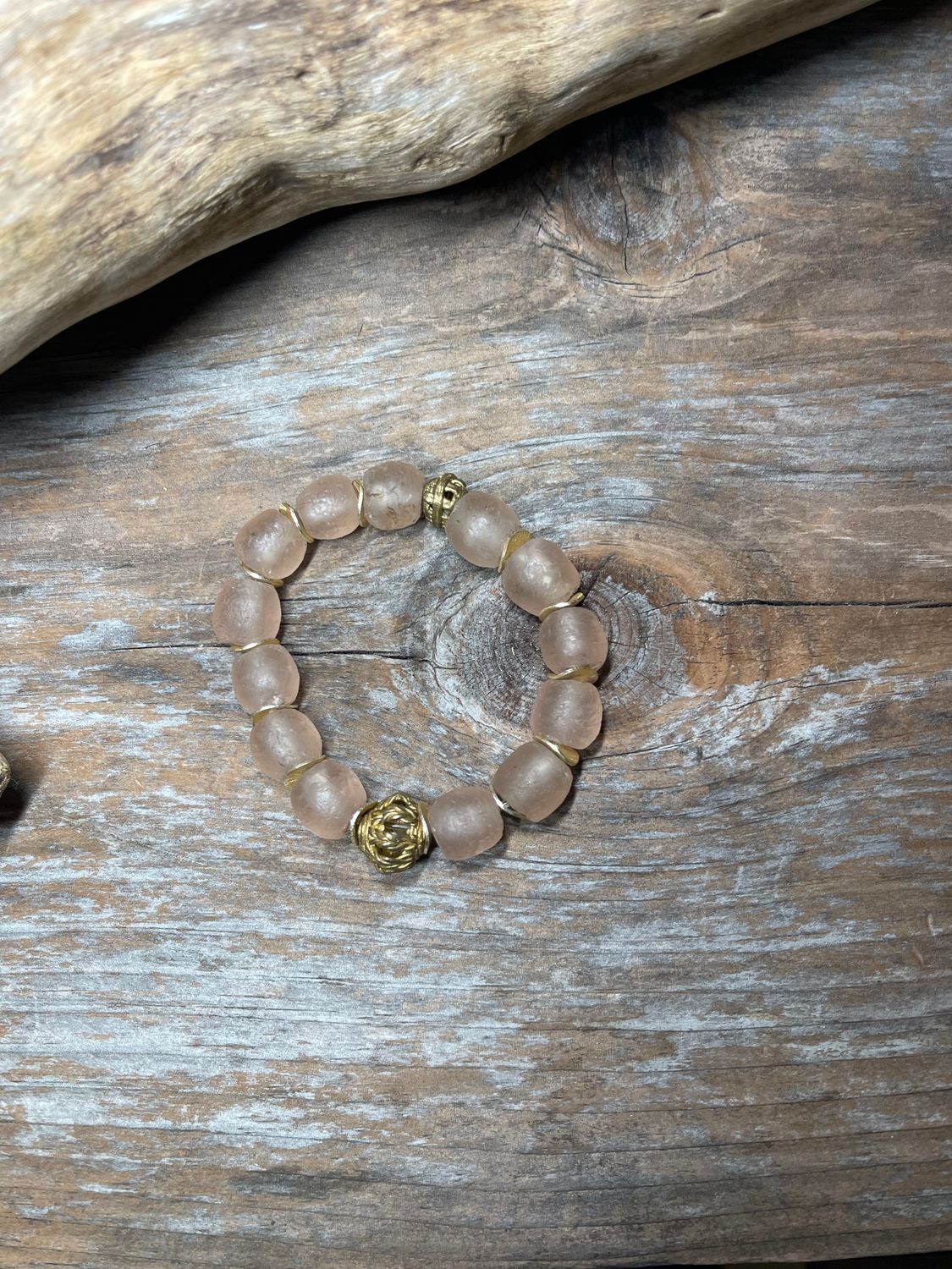 Ghana Sea Glass Bracelet