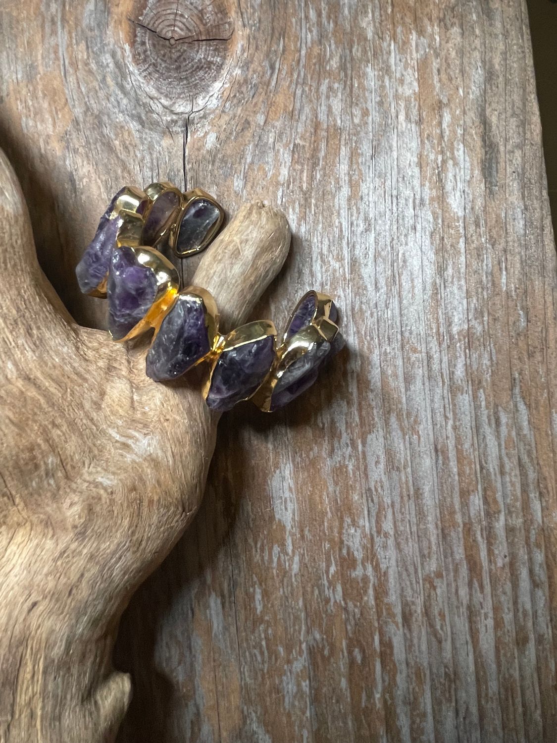 Amethyst Artisan Cuff