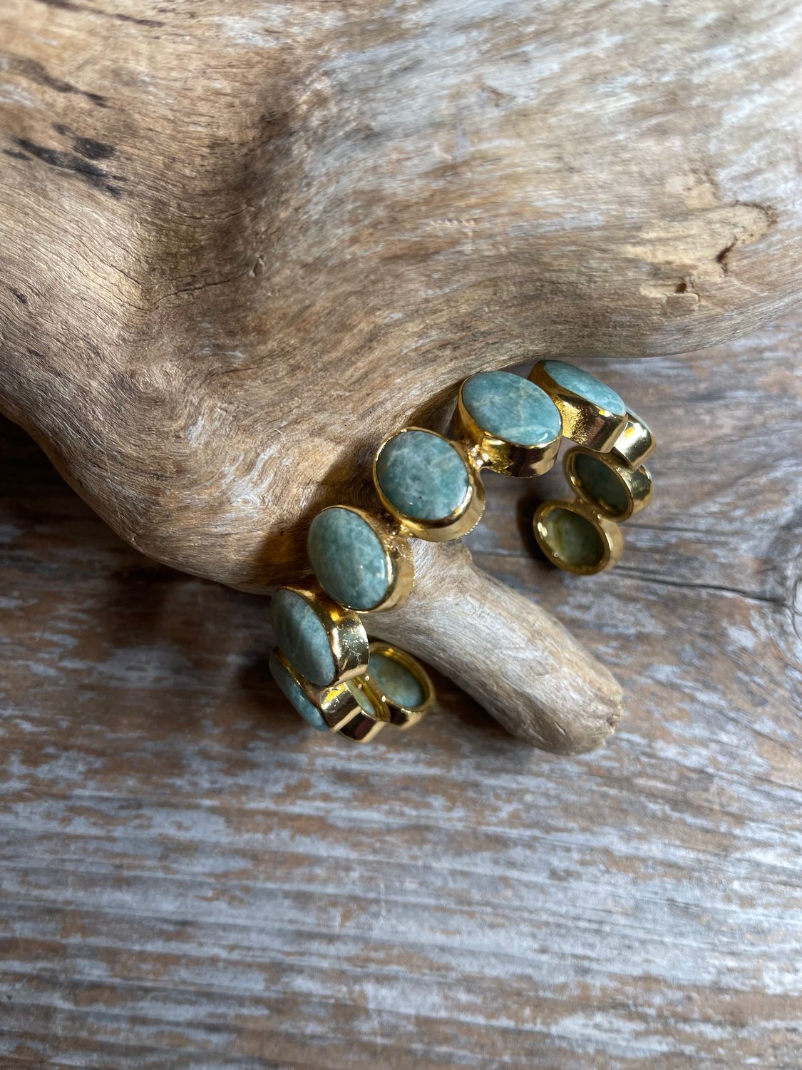 Amazonite Artisan Cuff