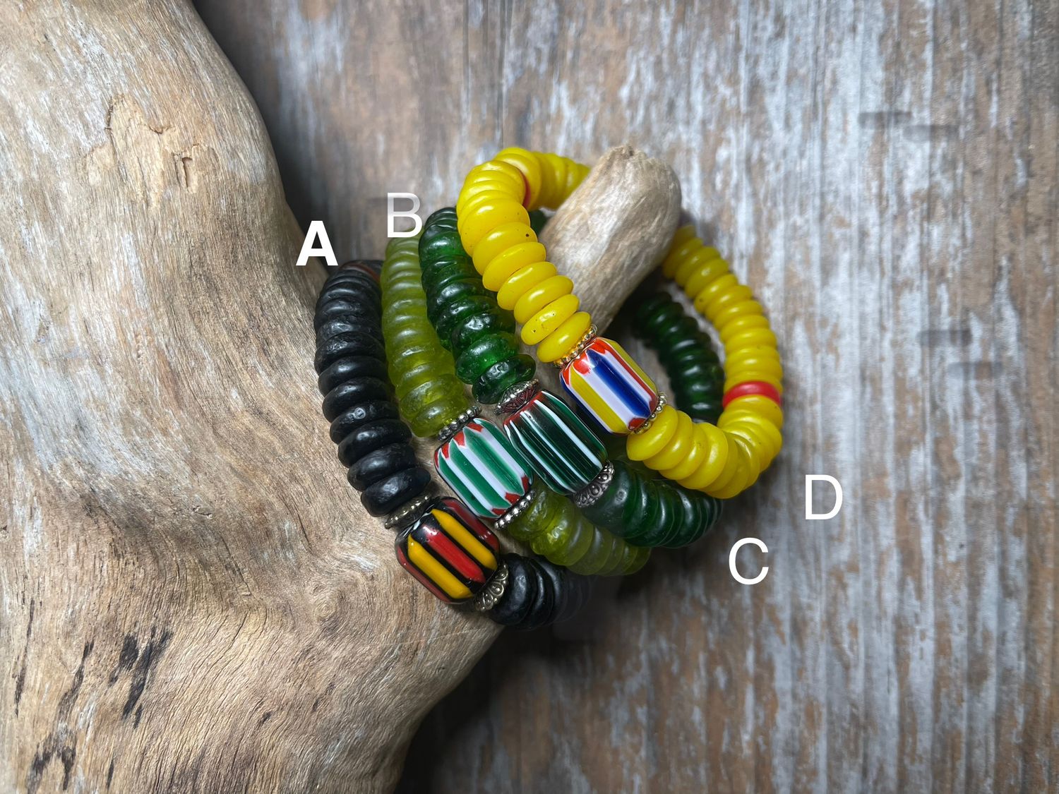 Ghana Sea Glass Bracelets