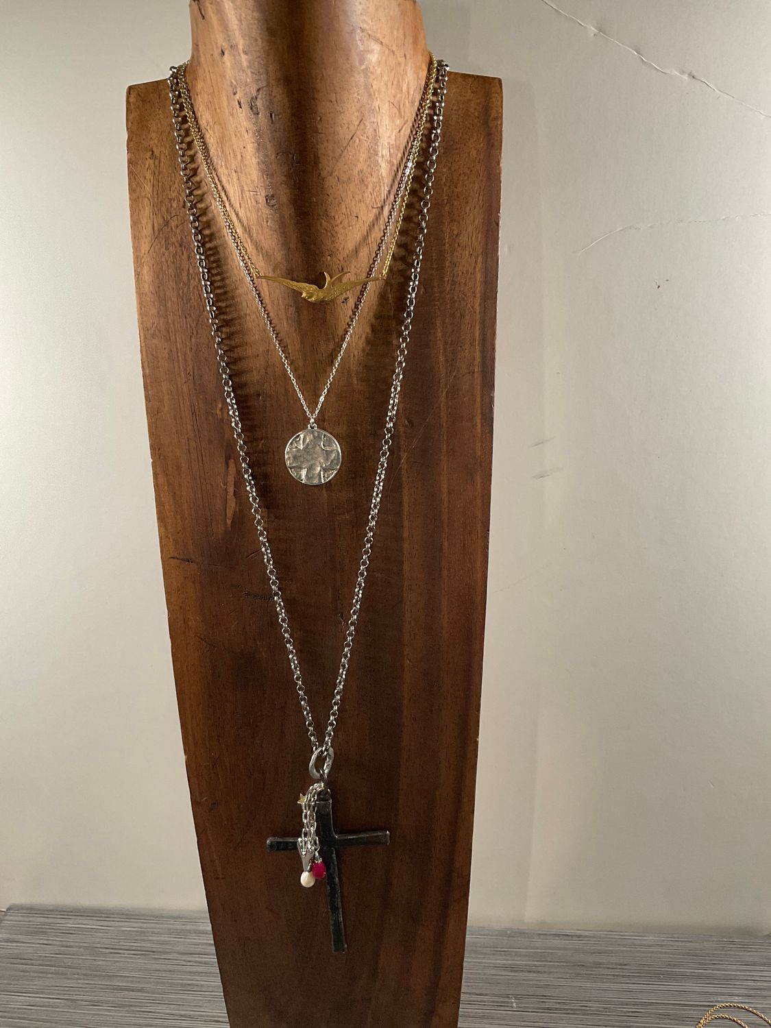 Rustic Holy Cross Necklace